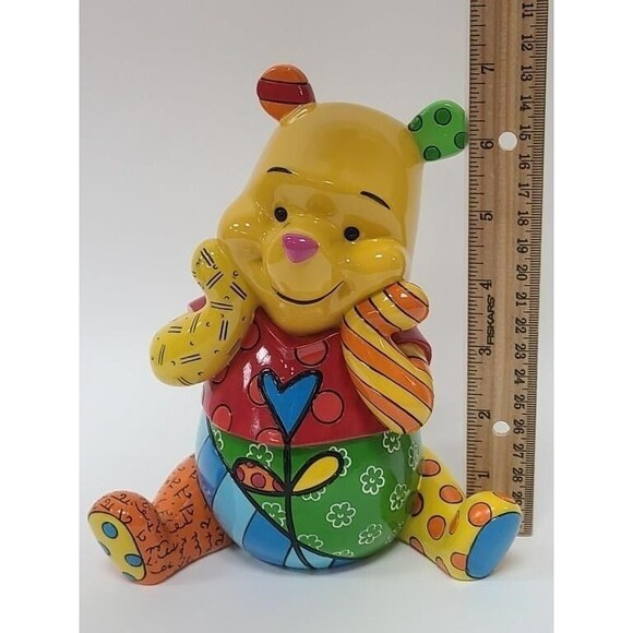 2012 Romero Britto Disney's Pooh Bear 6.5" Figure‎  NEW - Picture 2 of 6